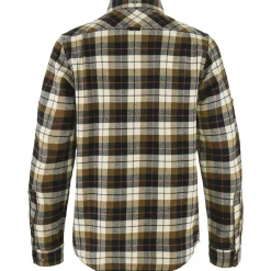 Singi Heavy Flannel Shirt White/Navy