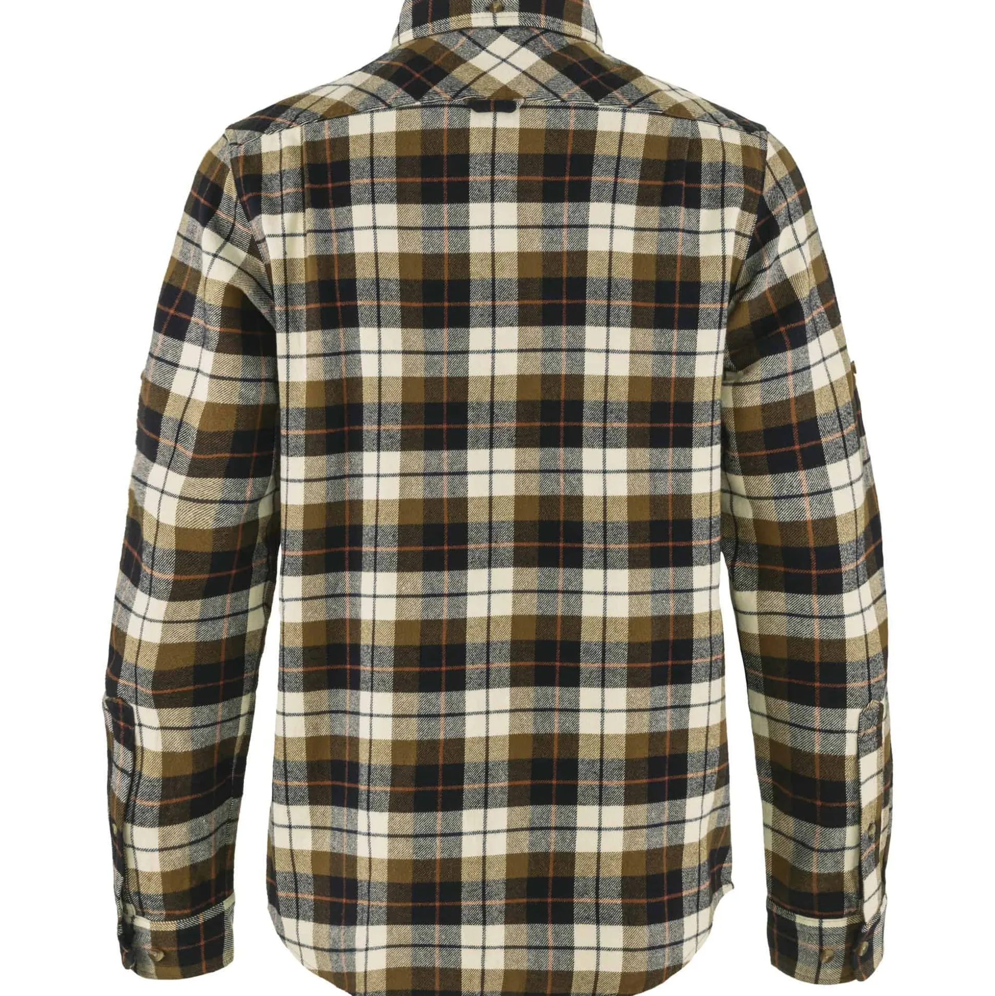 Singi Heavy Flannel Shirt White/Navy