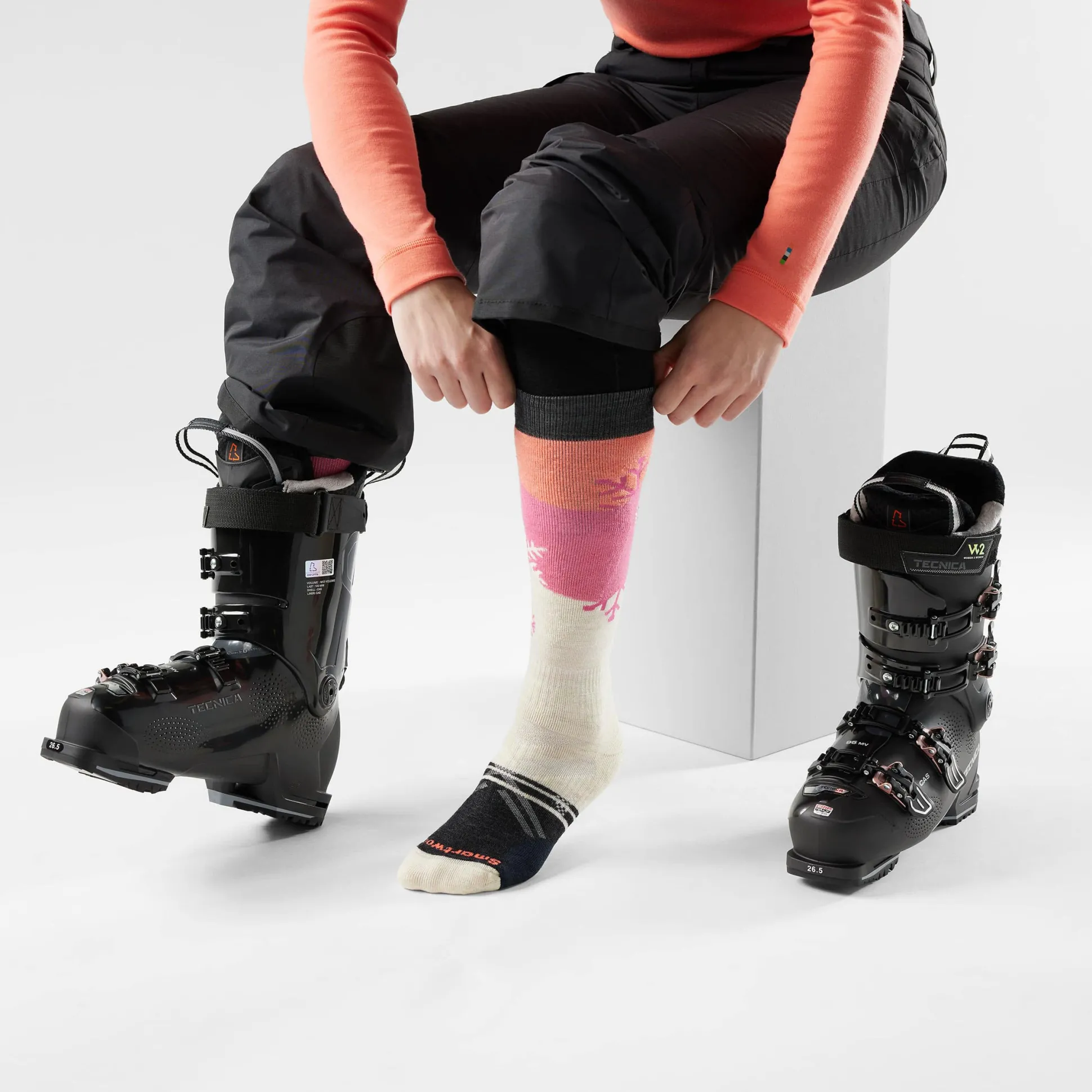 Ski Full Cushion Snow Socks Women - Moonbeam