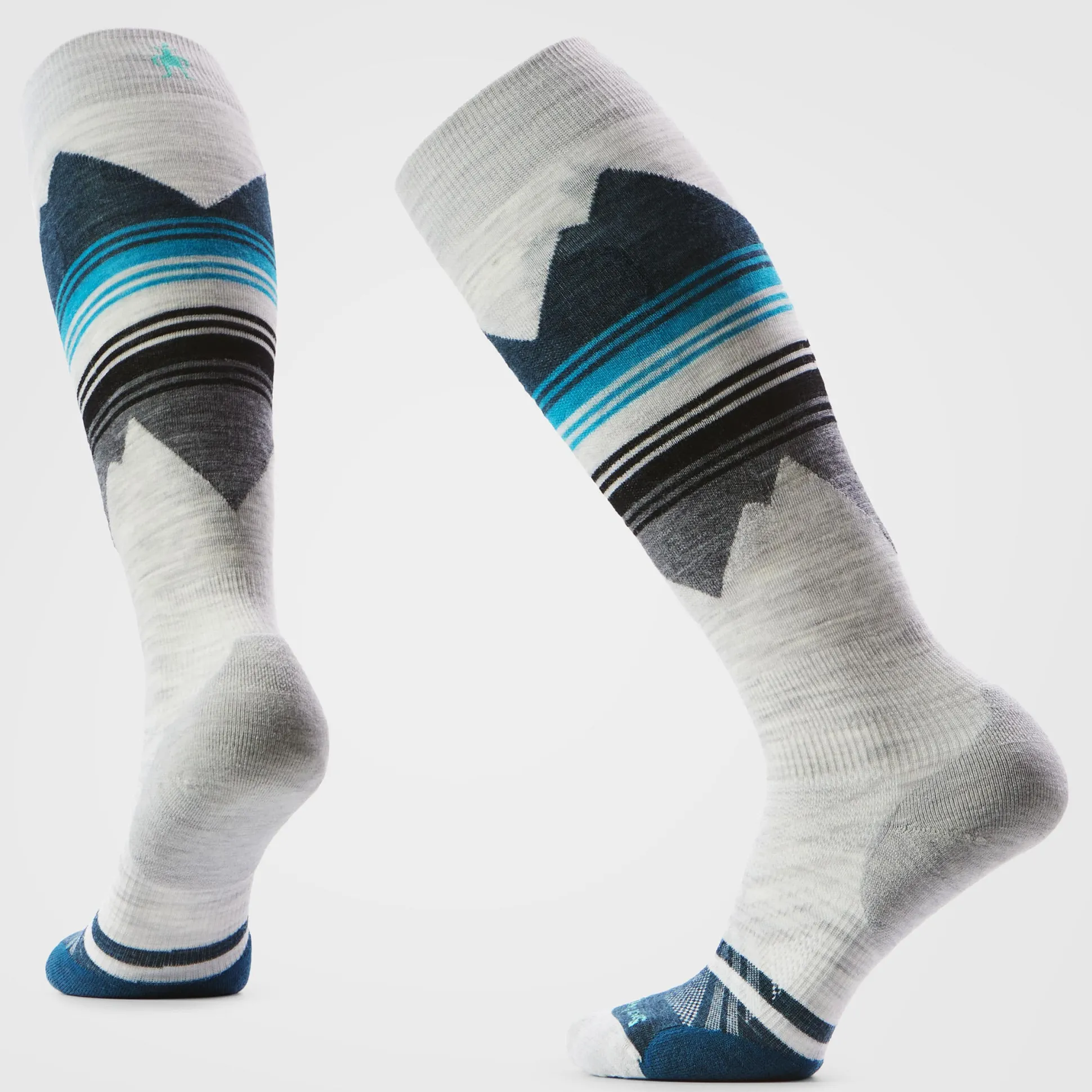 Ski Targeted Cushion Socks Women - Ash