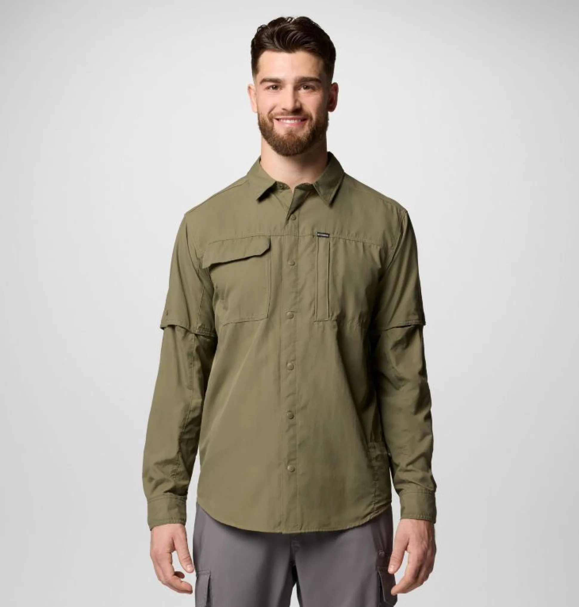 Skien Valley LS Shirt Stone Green