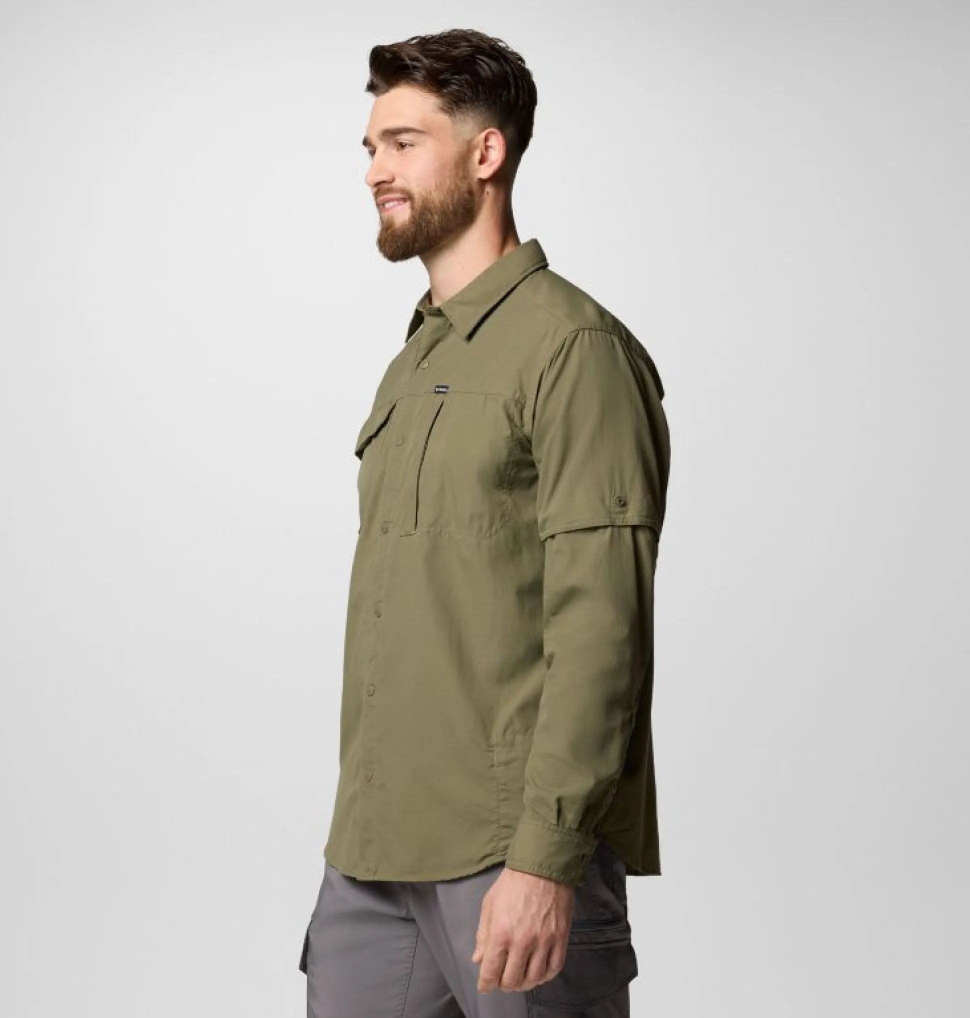 Skien Valley LS Shirt Stone Green
