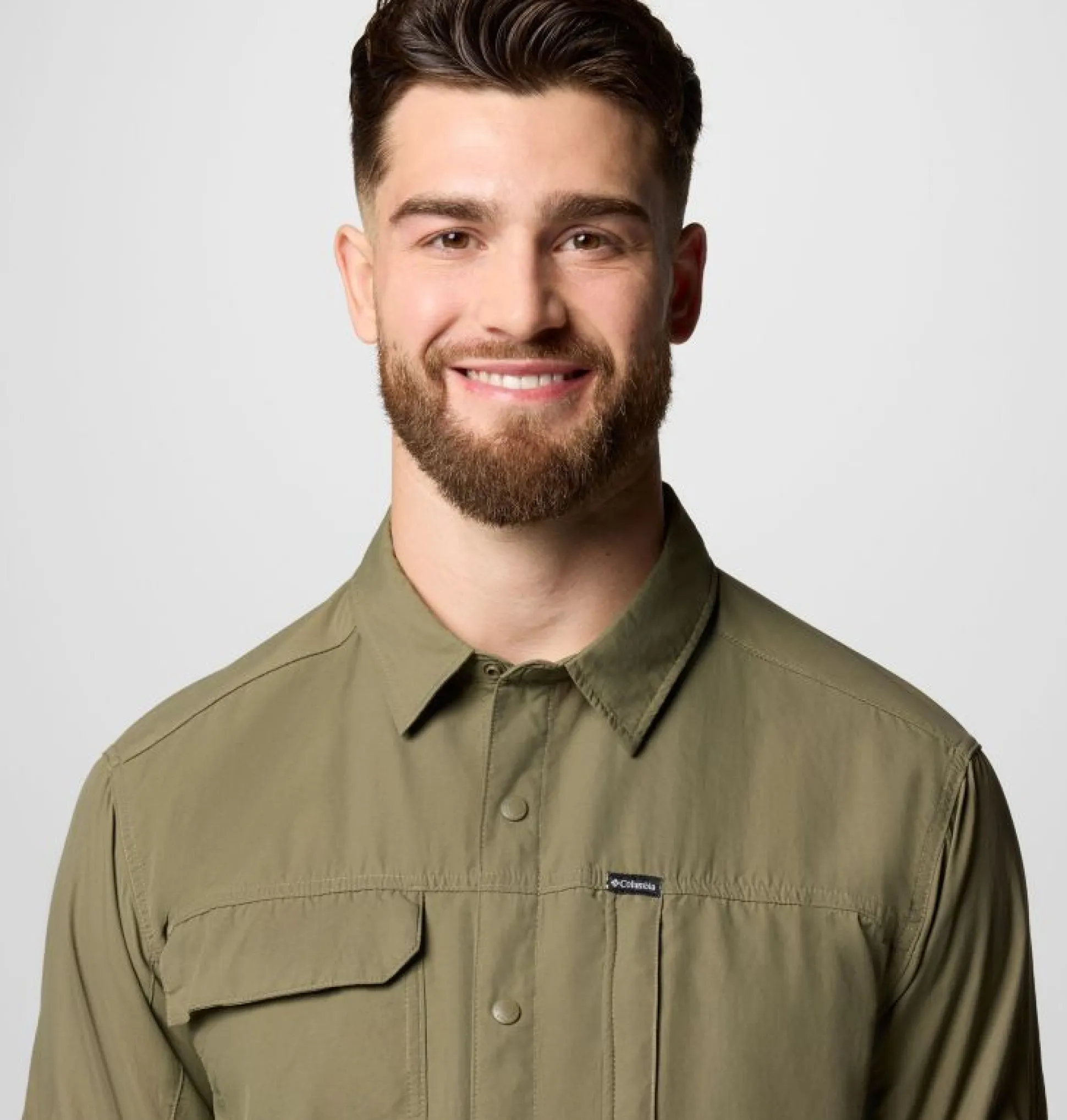 Skien Valley LS Shirt Stone Green