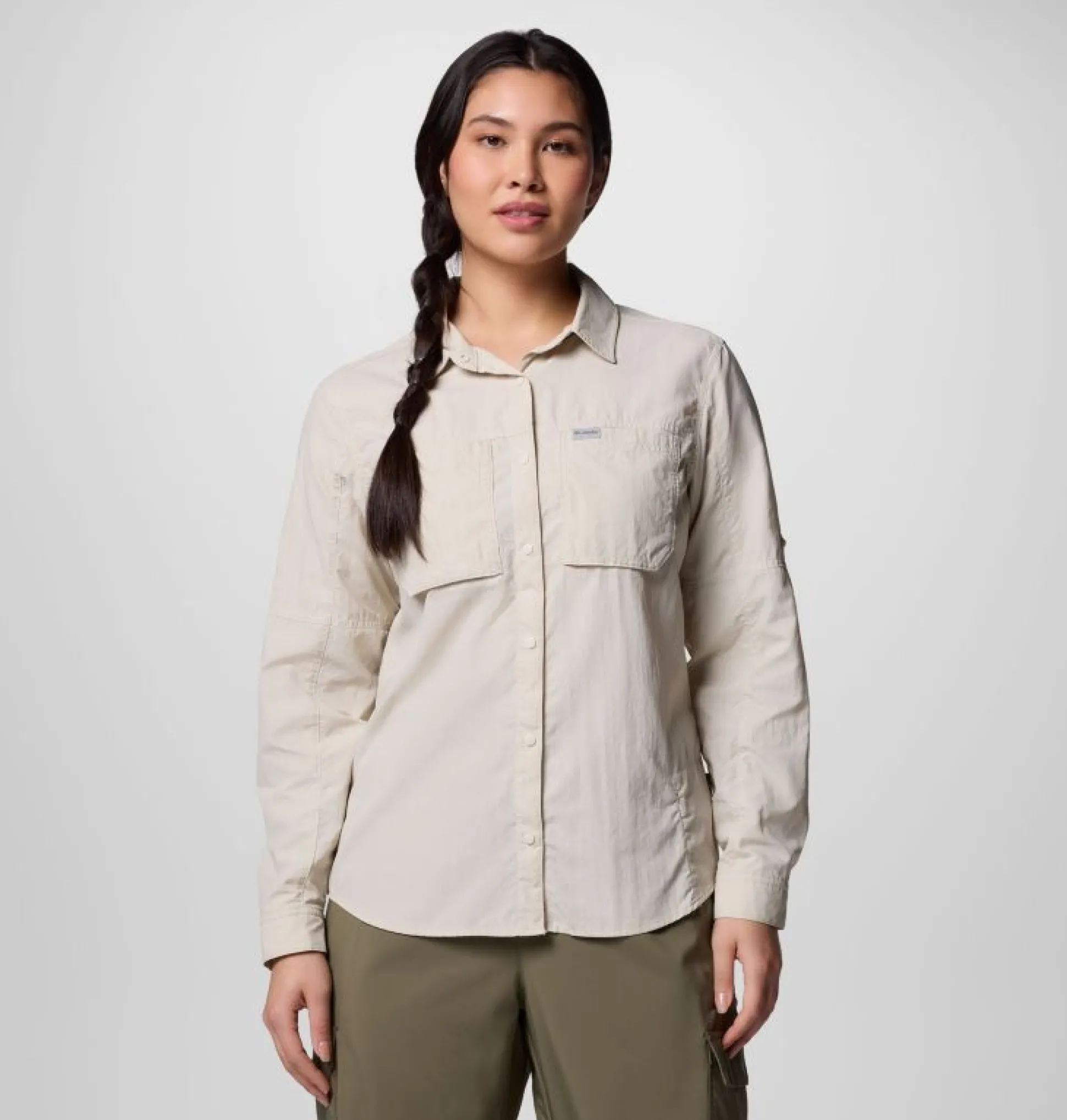 Skien Valley LS Shirt W Dark Stone