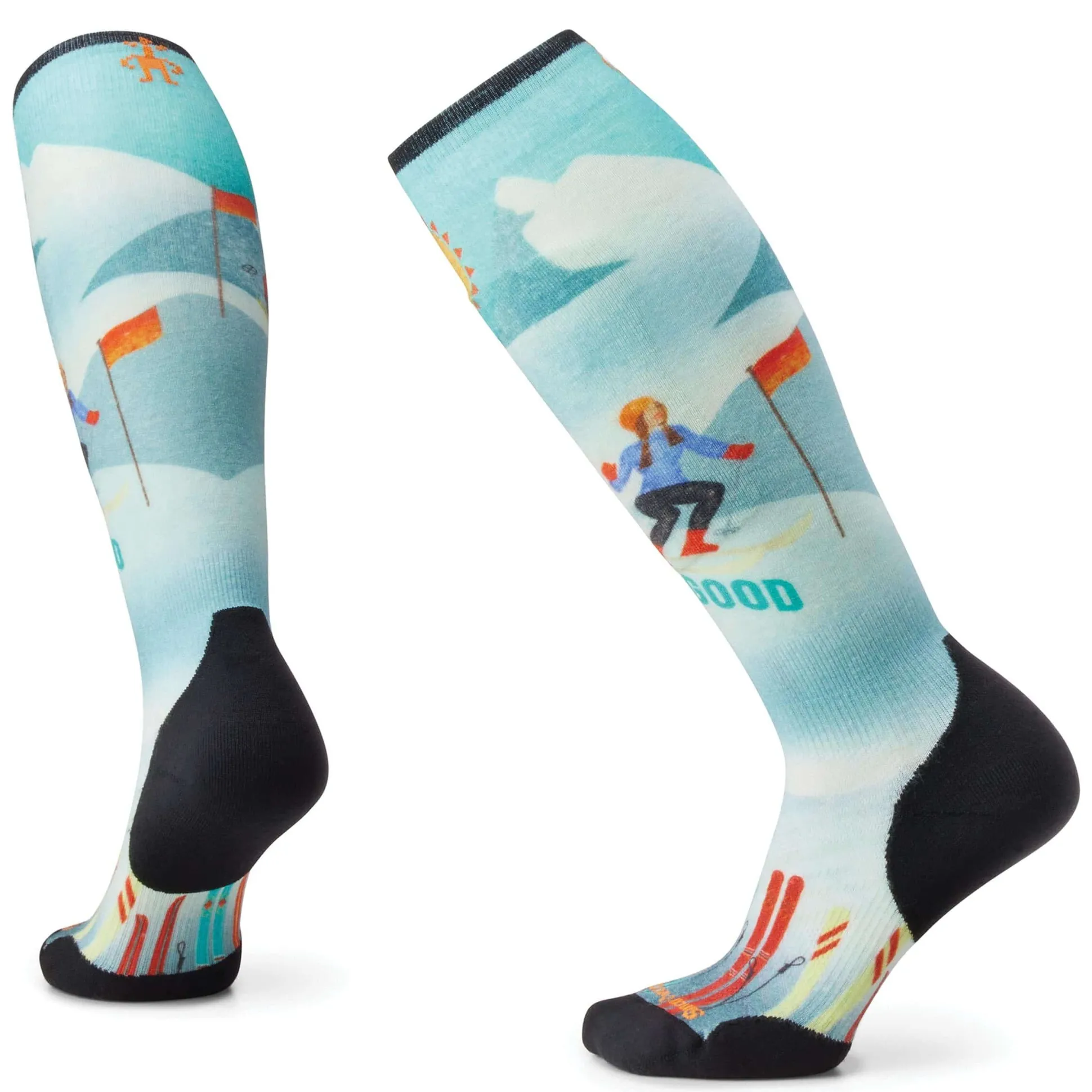 Skisocken Targeted Cushion Snow Bunny Print OTC W Capri