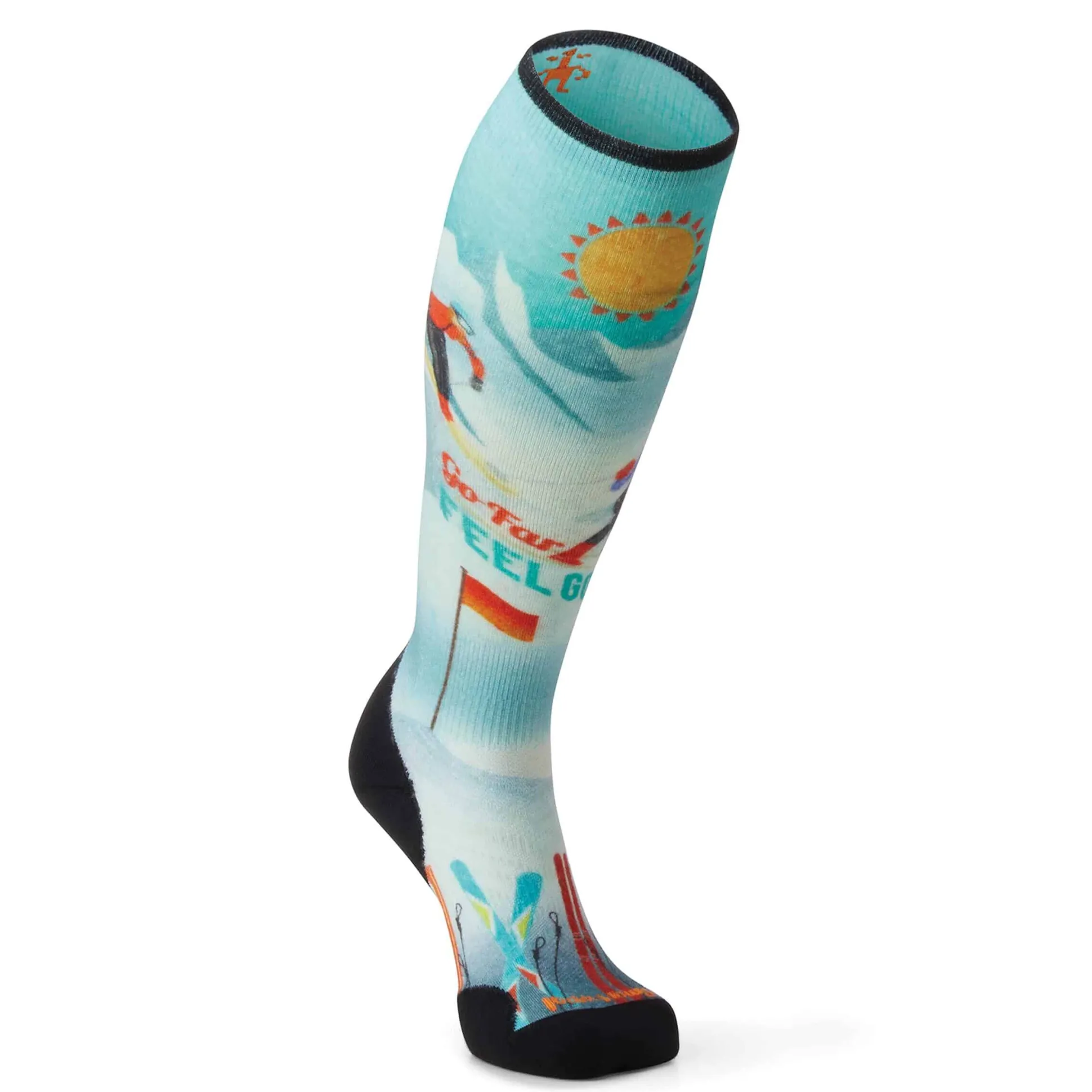 Skisocken Targeted Cushion Snow Bunny Print OTC W Capri