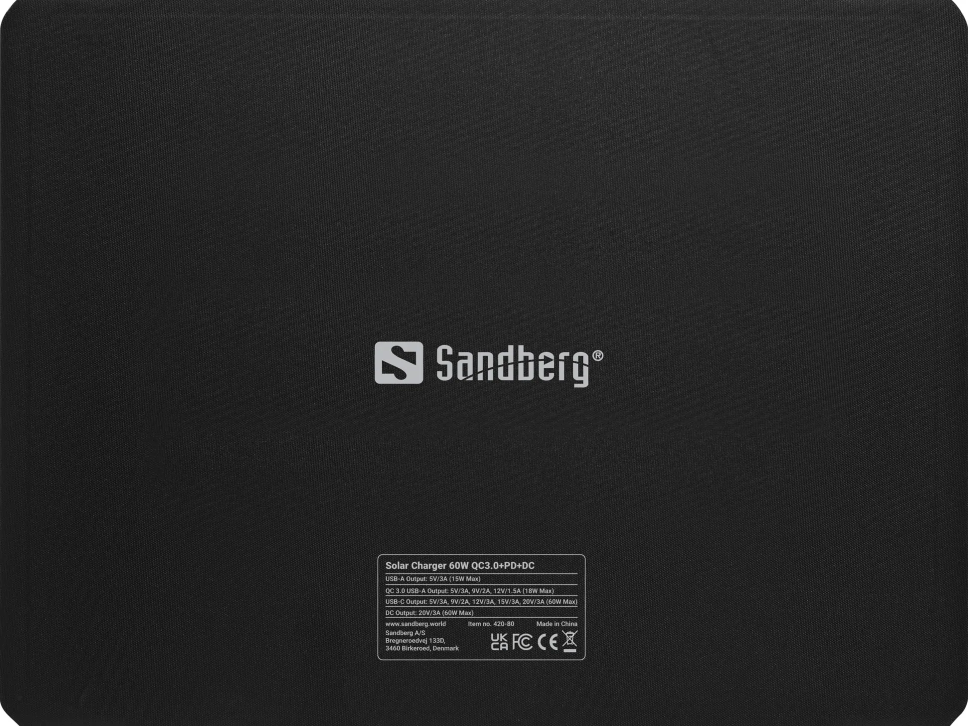 Solarpanel 60W QC3.0+PD+DC