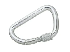 Stahlkarabiner D Form Schraube