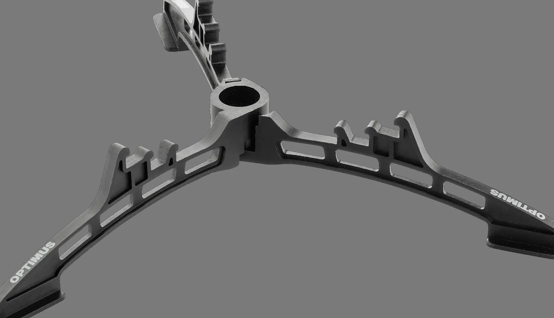 Standfuß Gaskartuschen Schwarz