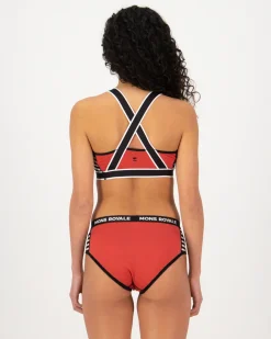 Stella X Back Bra W Cranberry/Mr Stripe