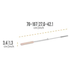 Stockbrotspieß mit Gusseisenspitze