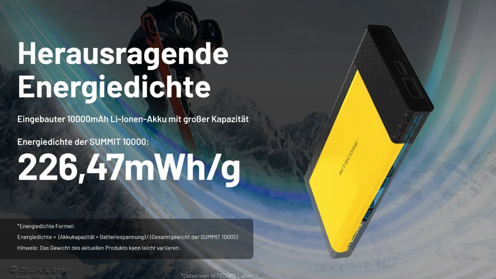 Summit 10.000 Powerbank