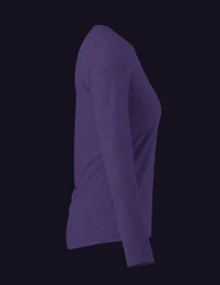 Taema Crew LS W Azalea Heather