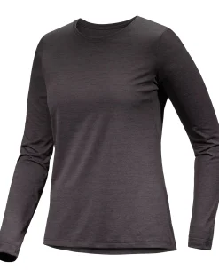 Taema Crew LS W Black Hthr