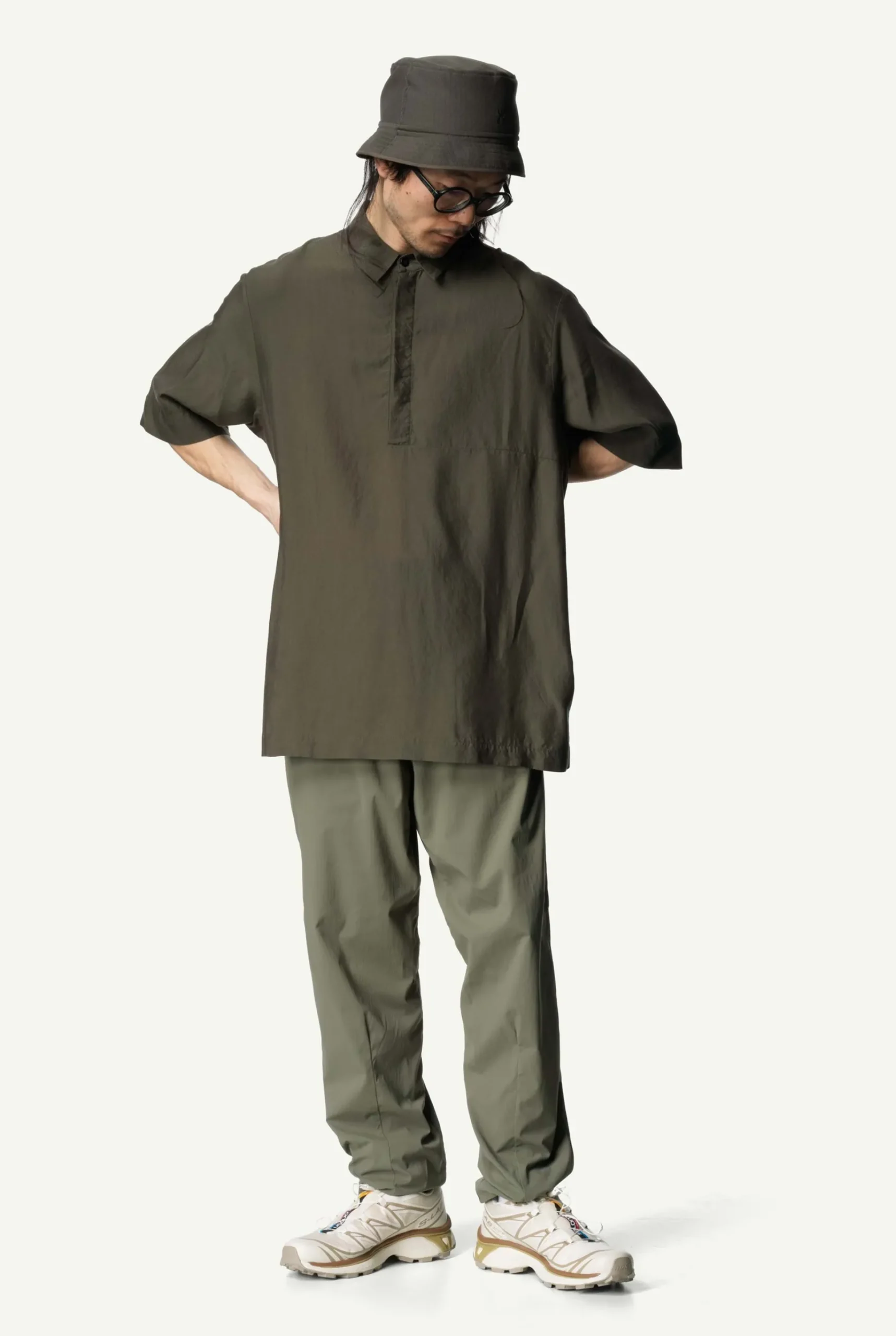 Tree Shortsleeve Shirt Dawn Green