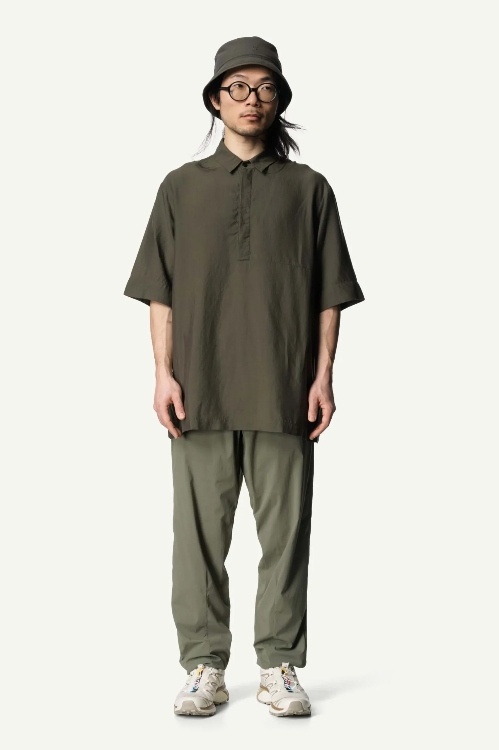 Tree Shortsleeve Shirt Dawn Green