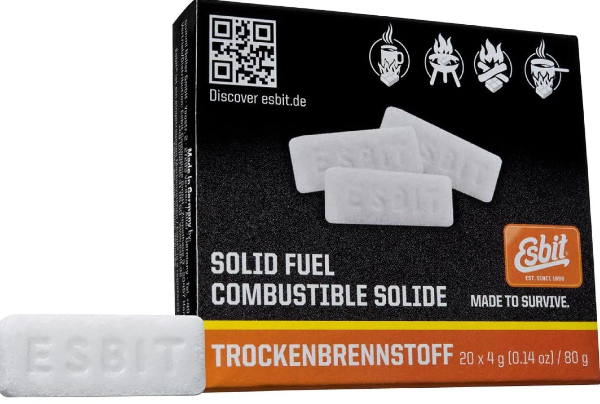 Trockenbrennstoff 20 x 4g