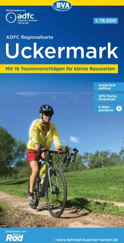 Uckermark Fahrradkarte