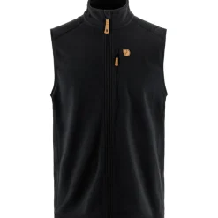Övik Lite Fleece Vest Black
