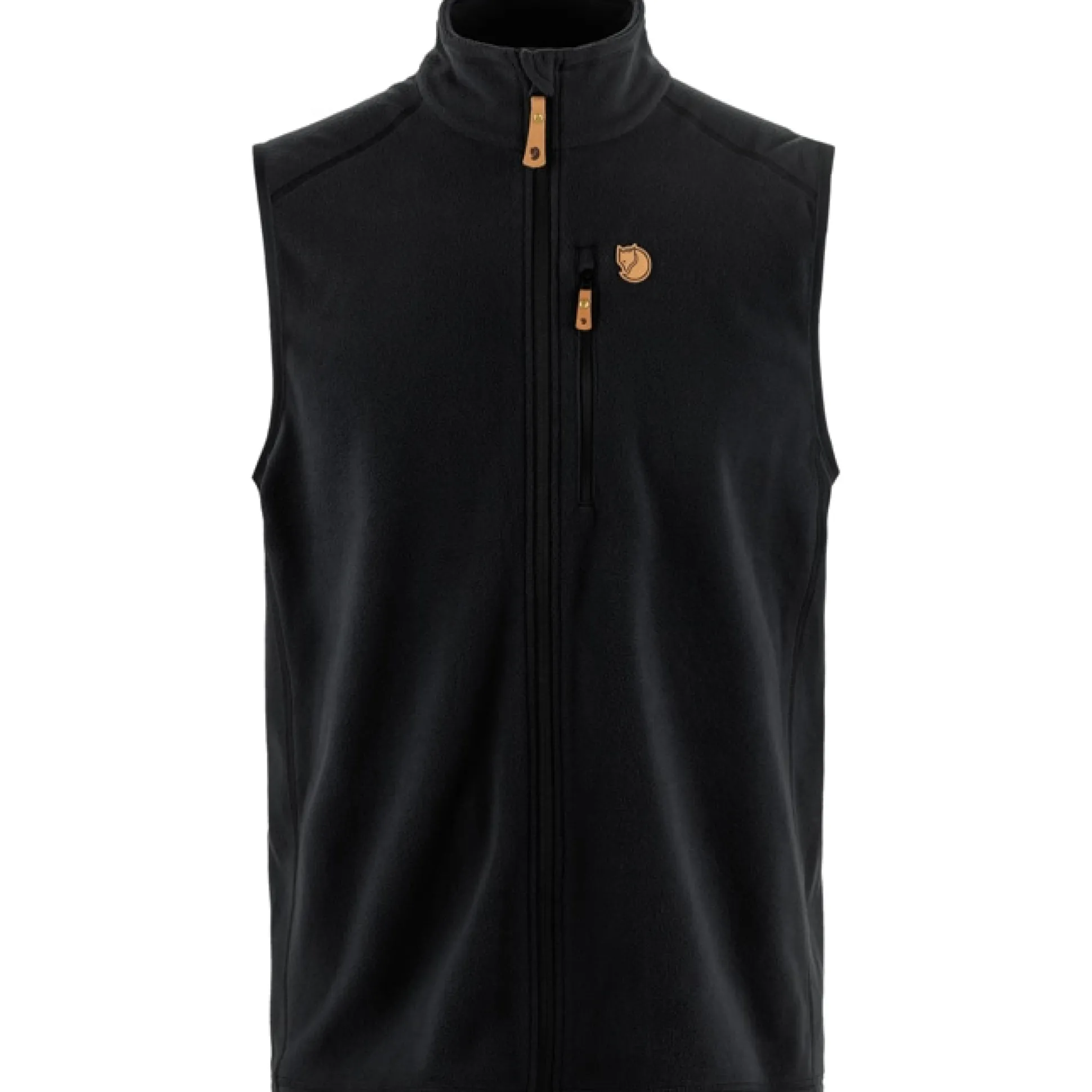 Övik Lite Fleece Vest Black