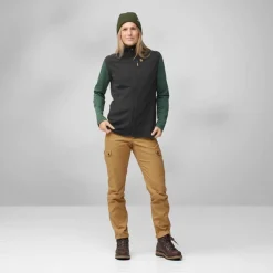 Övik Lite Fleece Vest W Black