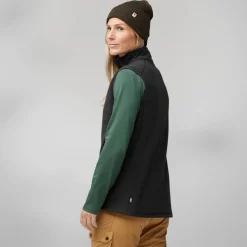 Övik Lite Fleece Vest W Black