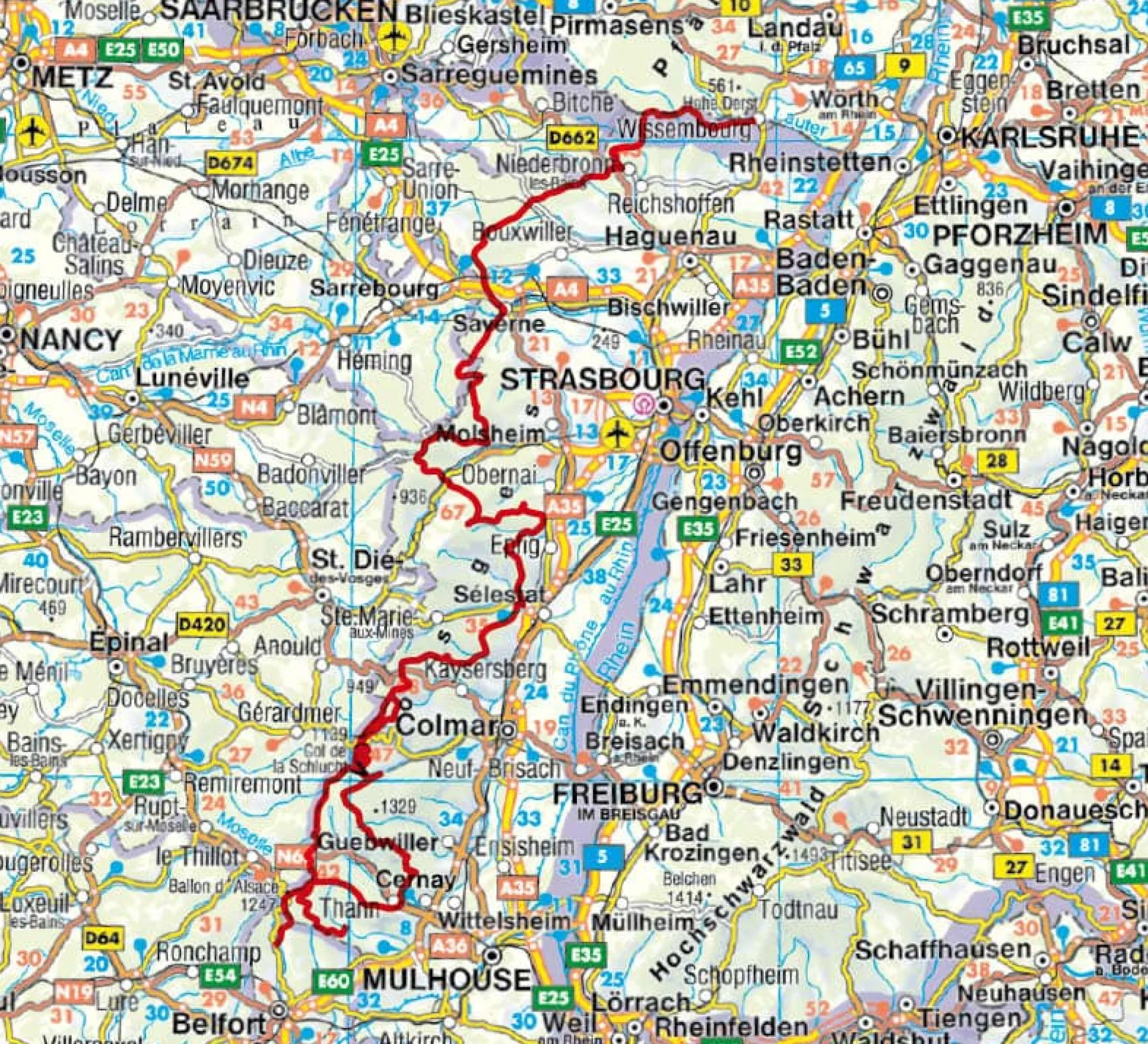 Vogesen-Durchquerung