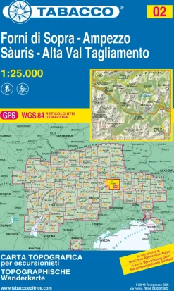 Wanderkarte 02 Sopra Ampezzo 25T