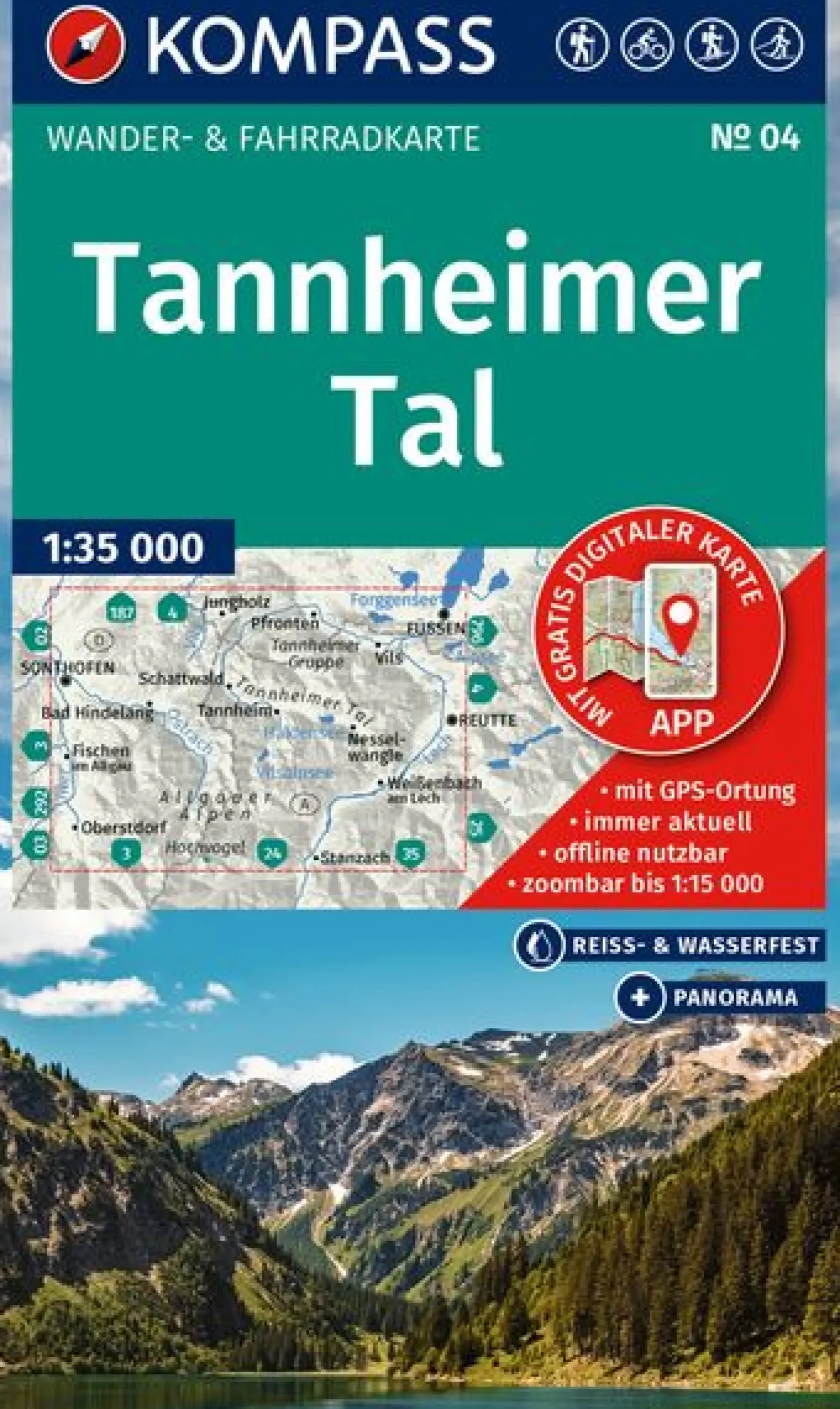 Wanderkarte 04 Tannheimer Tal