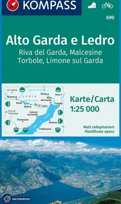 Wanderkarte Alto Garda e Ledro