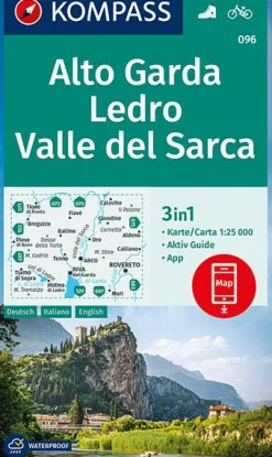 Wanderkarte Alto Garda, Ledro, Valle del Sarca