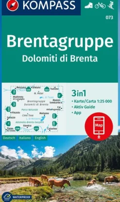 Wanderkarte Brentagruppe