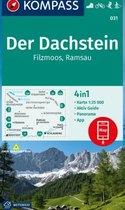 Wanderkarte Dachstein, Ramsau