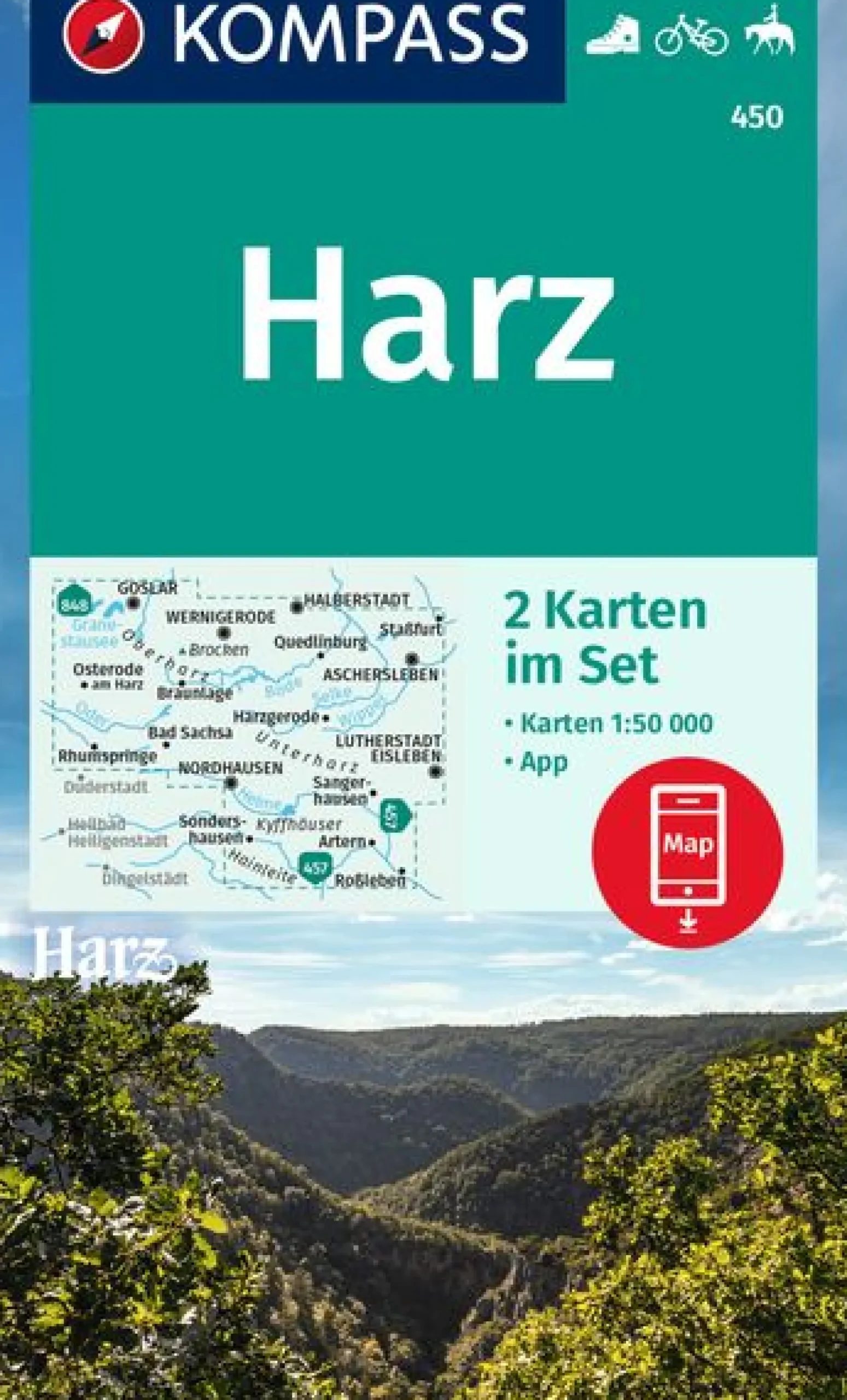 Wanderkarte Harz