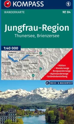 Wanderkarte Jungfrau-Region