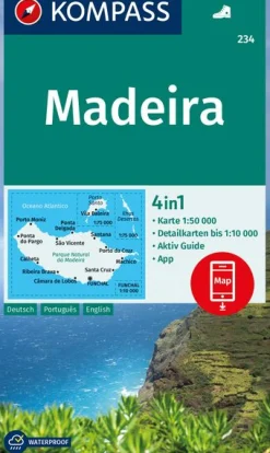 Wanderkarte Madeira