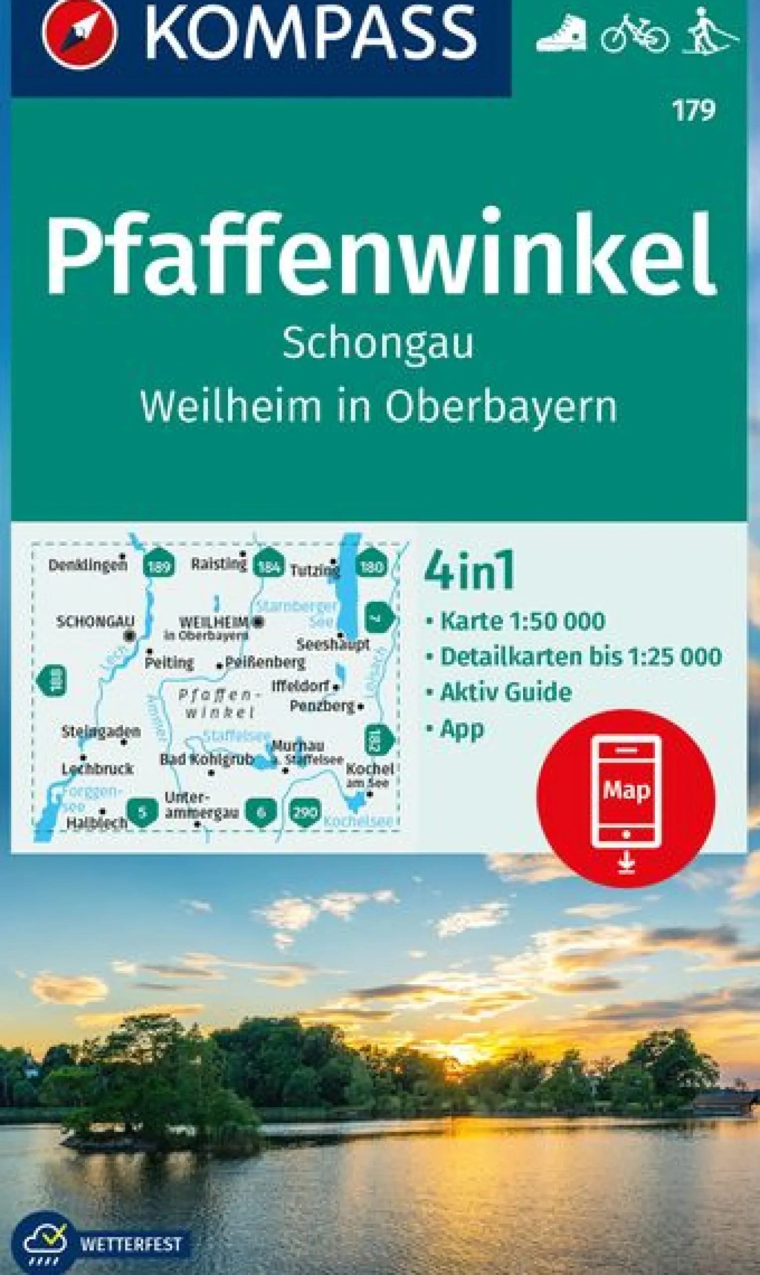 Wanderkarte Pfaffenwinkel