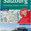 Wanderkarte Salzburg, Untersberg, Hallein, Fuschlsee