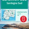 Wanderkarte Sardinien Süd - 4 Karten-Set