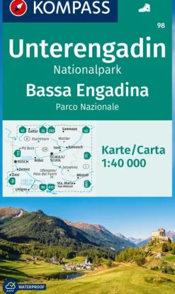 Wanderkarte Unterengadin Nationalpark