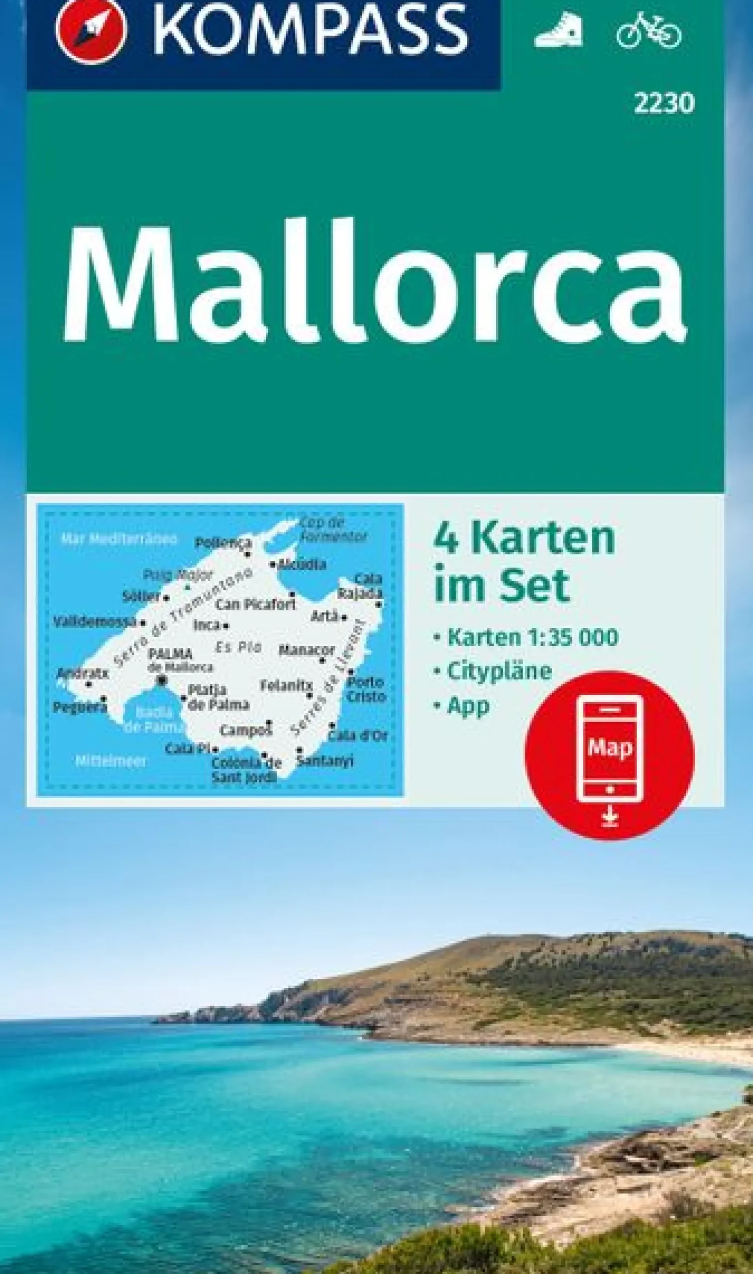 Wanderkarten Set Mallorca
