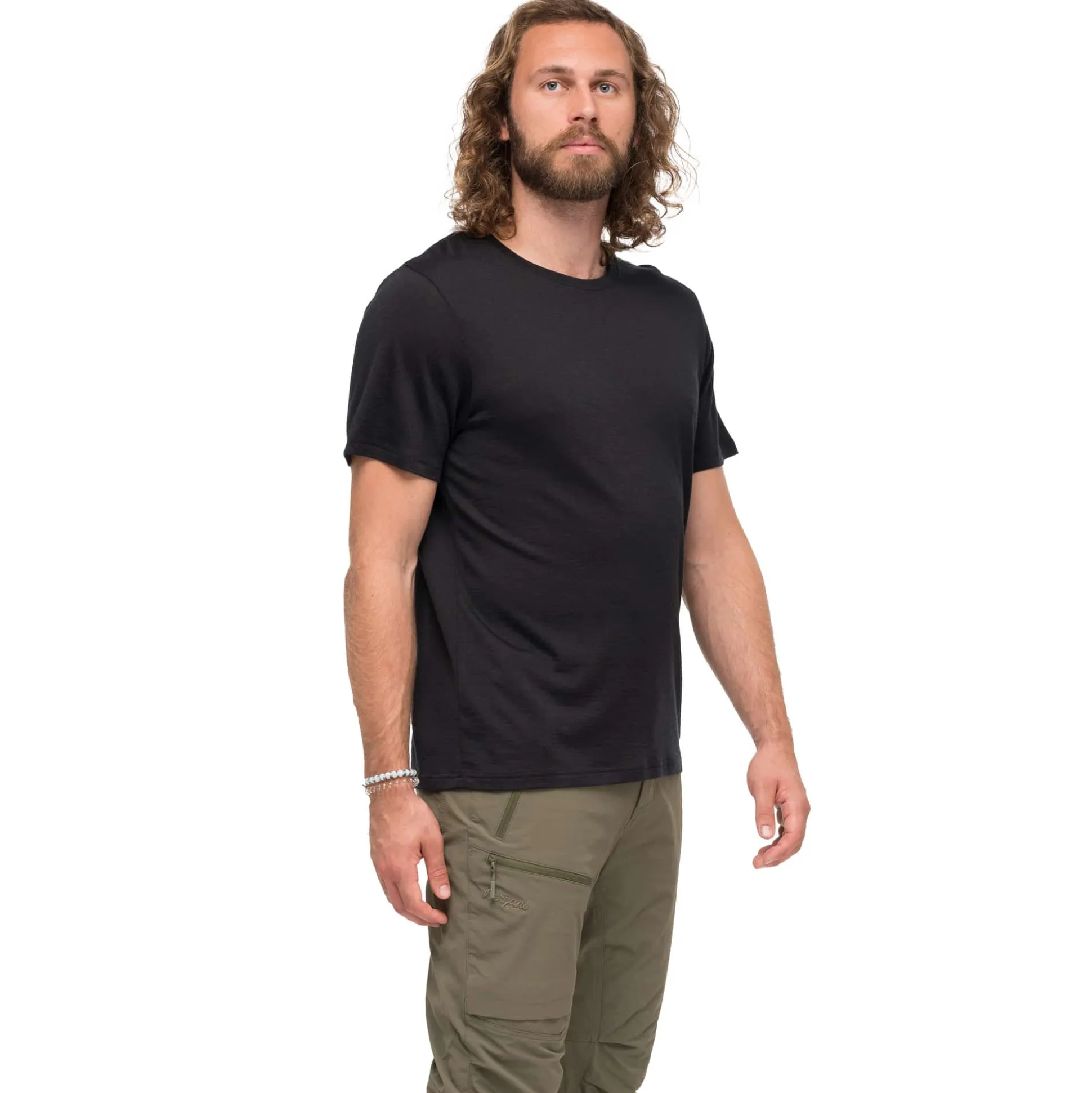 Whenever Merino Tee Black