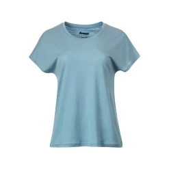 Whenever Merino Tee W Magnesium Grey