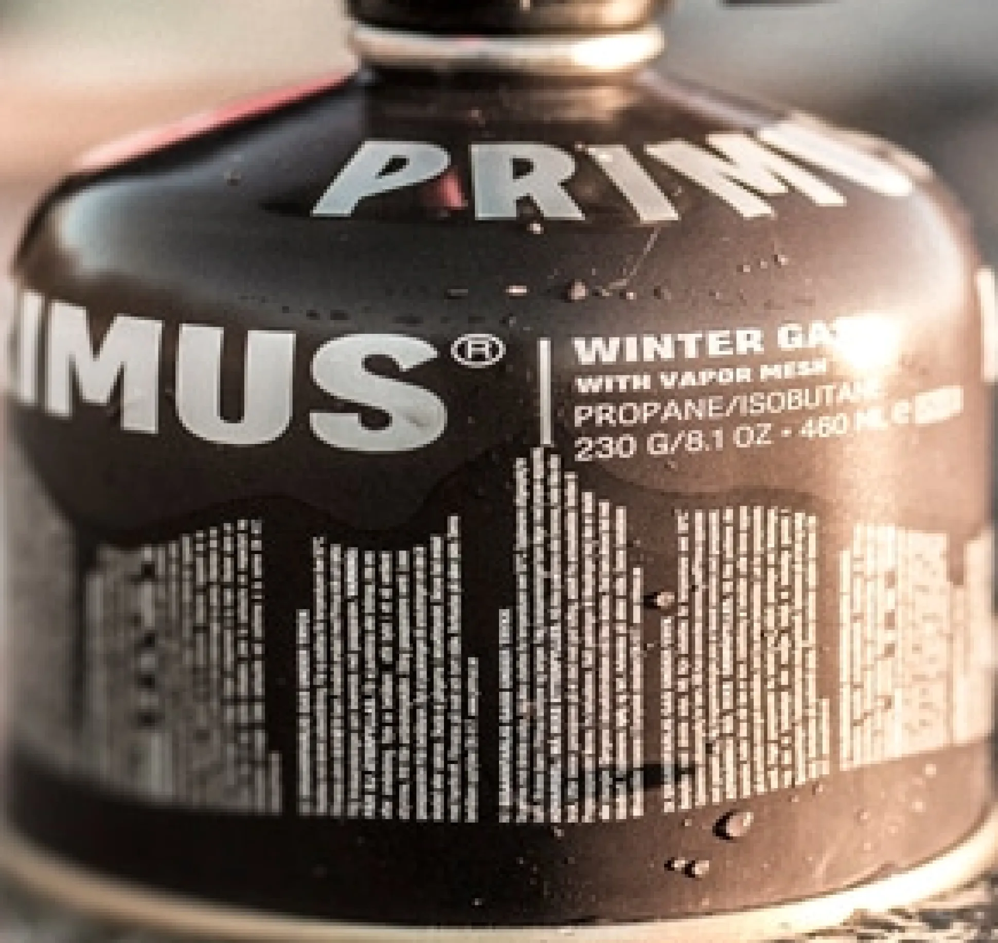 Winter Gas Kartusche