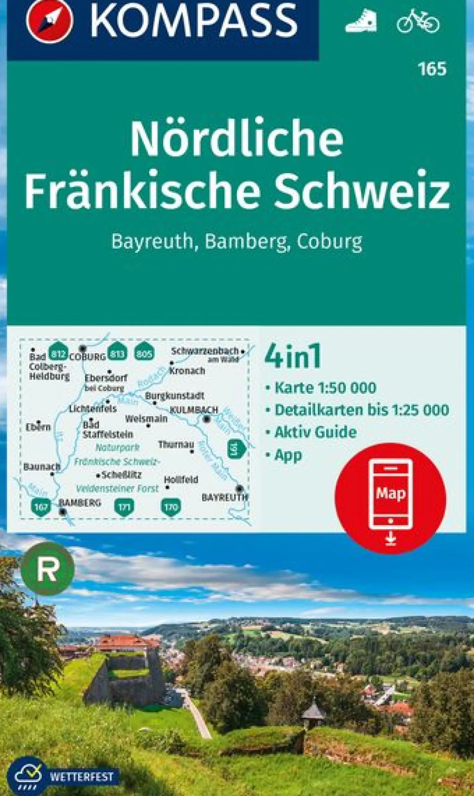 WK 165 - Nördliche Fränkische Schweiz,Bayreuth