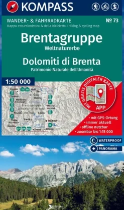 WK 73 Brentagruppe, Weltnaturerbe, Dolomiti di Brenta