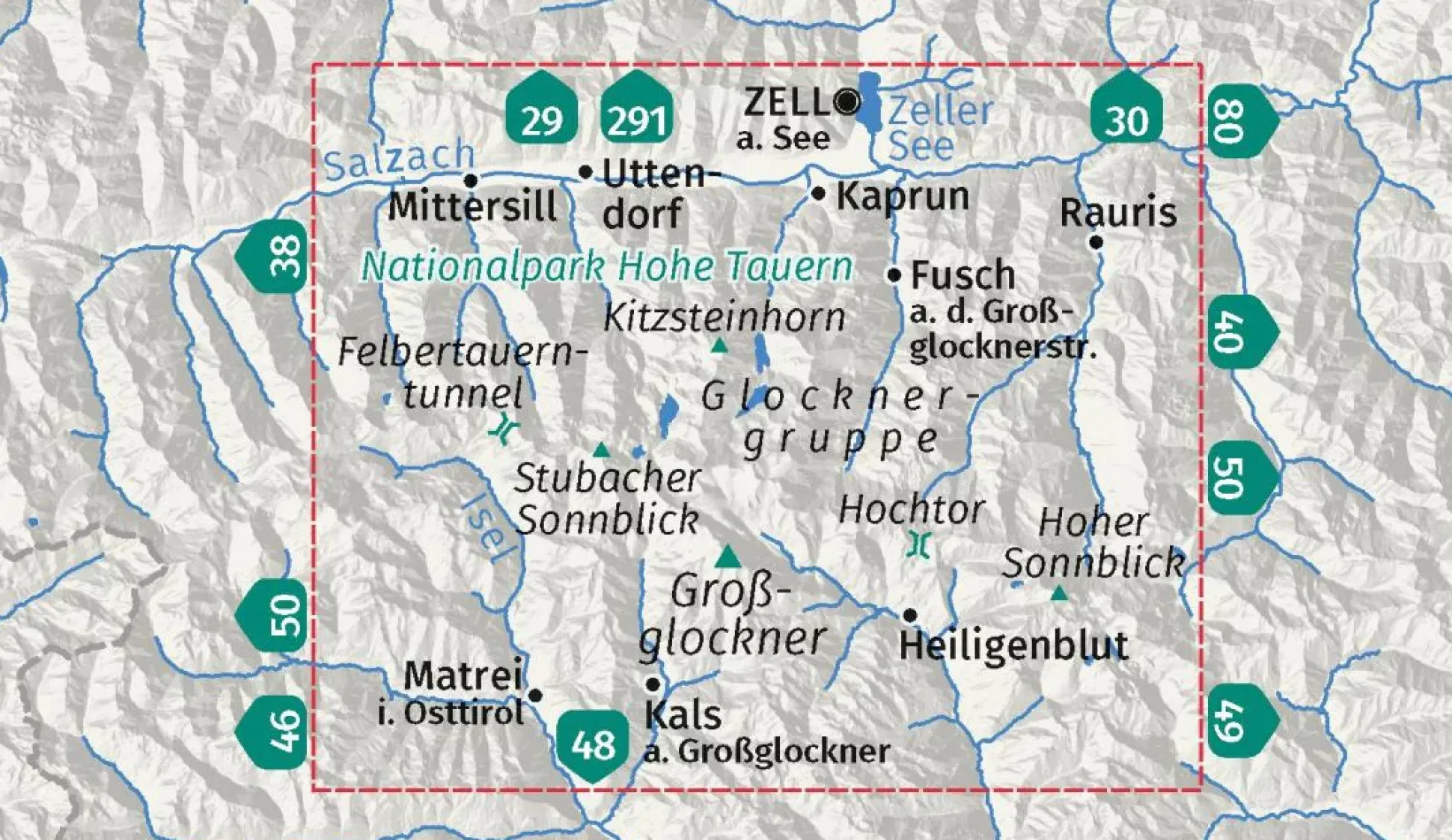 WK 39 Glocknergruppe, Nationalpark Hohe Tauern